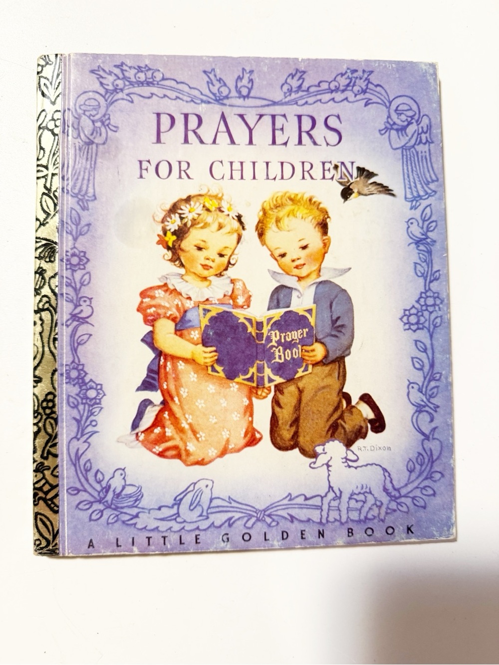 Vintage Prayers For Children Little Golden Book